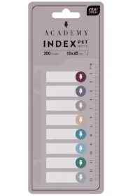 Zakładki indeksujące Pet z linijką Dots Academy