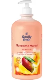 Słoneczne Mango energetyzujący żel pod prysznic z pompką