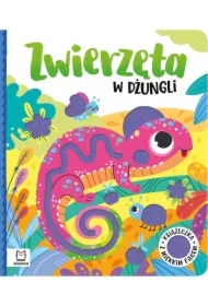 Zwierzęta w dżungli Książeczka z miękkim filcem