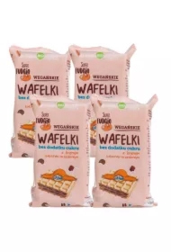 Wafelki z kremem kakaowo-orzechowym bez dodatku cukru Zestaw