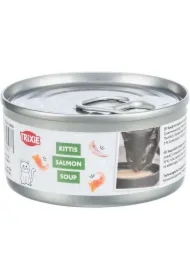 Salmon Soup, przysmak zupa, dla kota, kurczak i łosoś