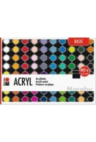 Farby akrylowe Basic 3,5ml 80 szt