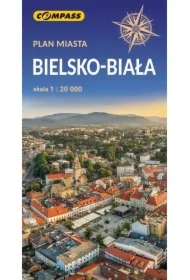 Bielsko-Biała plan miasta skala 1 : 20 000