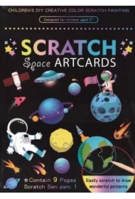 Obrazek do zdrapywania Kosmos 9 szt