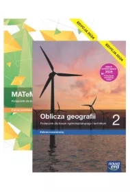 Pakiet podręczników: MATeMAtyka, Oblicza geografii. Zakres rozszerzony. Liceum i technikum. Klasa 2. Edycja 2024
