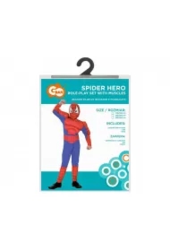 Strój Pajęczy Bohater z muskułami rozm. 110/120cm