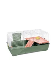 Ronny 100, klatka dla gryzoni/królika do czasowego pobytu, zielona, 80 x 48, 5 x 42 cm