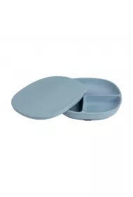 Talerzyk z przykrywką, błękitny