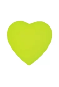 Balon foliowy Serce fluor żółty 46cm
