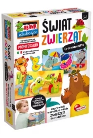 Montessori. Świat Zwierząt. Gra manualna