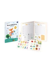 Kolorowanka A4/16K z naklejkami Litery + zadania