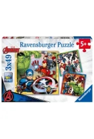 Puzzle dla dzieci 3x49 el. Marvel Avengers