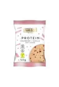 Ciasteczko proteinowe Żurawina i wanilia bezglutenowe