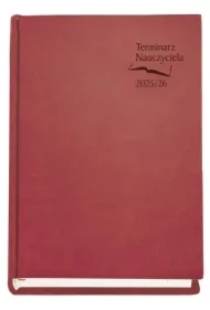 Terminarz nauczyciela 2025/2026 bordo