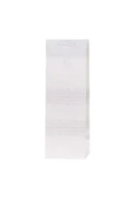 Torebka Lux 12x36x10cm brokat biała