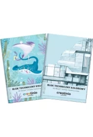 Blok techniczny kolorowy A3/10K Creatinio