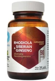 Rhodiola i Siberian Ginseng ekstrakt - suplement diety