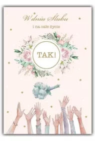Kartka okolicznościowa Ślub