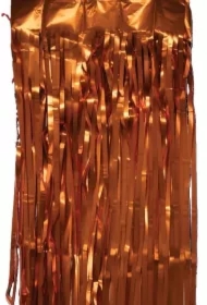 Kurtyna dekoracyjna 100x200cm pomarańczowa