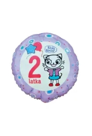 Balon foliowy Kicia Kocia 2 latka 46cm