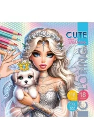 Kolorowanka z naklejkami 200x200 Urocze wróżki