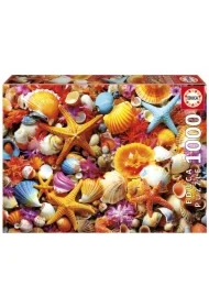 Puzzle 1000 el. Kolorowe muszelki