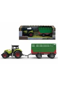 Traktor z przyczepą ze światłem i dźwiękiem