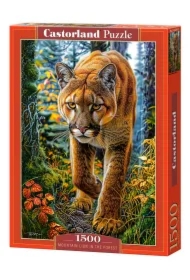 Puzzle 1500 el. Mountain Lion In The Forest