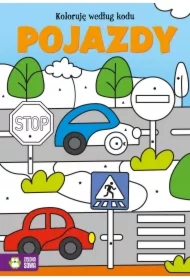 Koloruję według kodu. Pojazdy