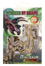 Naklejki po kształtach 3D T.Rex