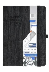 Kalendarz pedagoga 2025/2026 B6 tygodniowy Salsa czarny