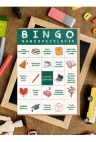 Karnet okolicznościowy dla nauczyciela Bingo