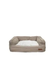 Legowisko dla psa, jasnobrązowe, 70x50x20cm, z zamkiem