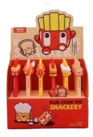 Długopis żelowy Fast Food 0,5mm nieb (36 szt)