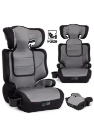 Fotelik samochodowy dla dzieci 2w1 podkładka i-SIZE wzrost 100-150 cm uchwyt na napoje