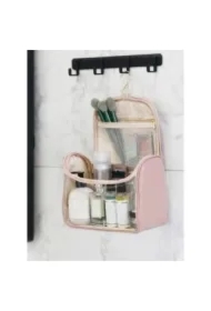 Kosmetyczka podróżna (organizer) - Pudrowy róż