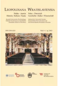 Leopoldiana Wratislaviensia, Rok 1, 2023