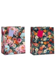 Torba prezentowa Flower 14x11,5x6,5cm MIX