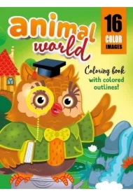 Kolorowanka A4 16 obrazków Świat zwierząt
