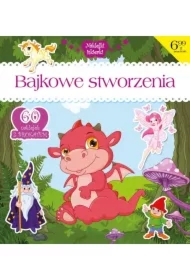 Naklejki iskierki z brokatem. Bajkowe stworzenia