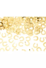 Konfetti podkowy złote