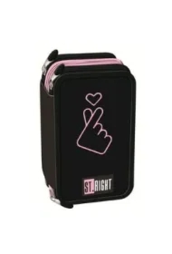 Piórnik potrójny z wyposażeniem K-Pop Lover