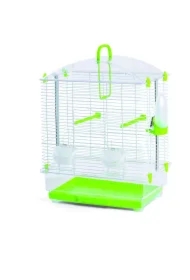 Klatka dla ptaków, LARA, zielony, 40 x 27 x 51 cm