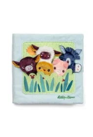 Książeczka aktywizująca z mini-pacynkami Farma 12 m+