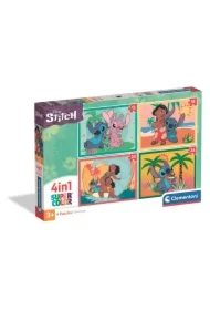 Puzzle 4w1 - SuperColor. Stitch (12+16+20+24 el.)