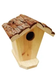 Lęgówka dla ptaków, drewniana, 16, 6 x 13 x 17cm