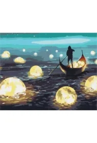 Malowanie po numerach - Księżycowy Spacer