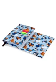 Etui Otulacz na książkę Bookworm Blue Medium