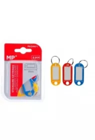 Zawieszki do kluczy 6 szt kolorowe