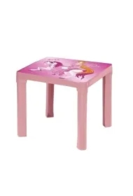 Stolik plastikowy pastel różowy
